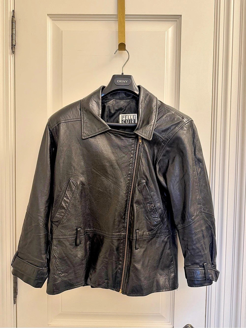 Pelle Cuir Women's Black Leather Jacket